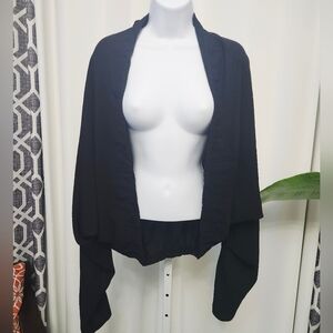 Elegant Black Women's Sweater Cardigan Wrap Cover